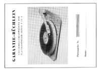 Lenco F50-8 - Owners Manual 